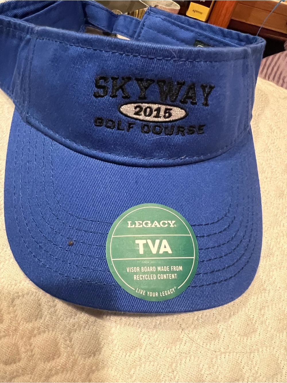 Legacy Royal Blue Skyway Embroidered Golf Visor